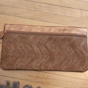 Bronze make up bag